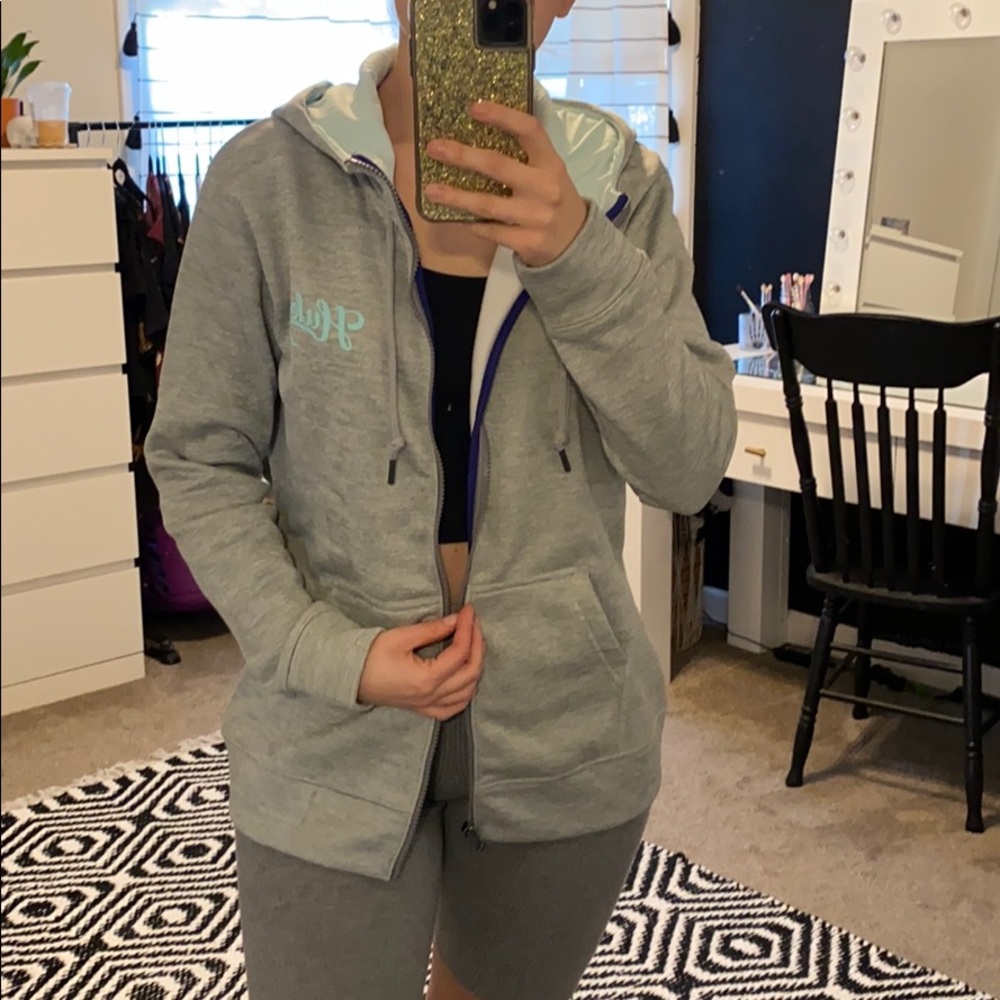 Huk athletic zip up jacket